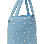 Přebalovací taška STUDIO NOOS Light Blue Hearts Denim | Lavly.cz