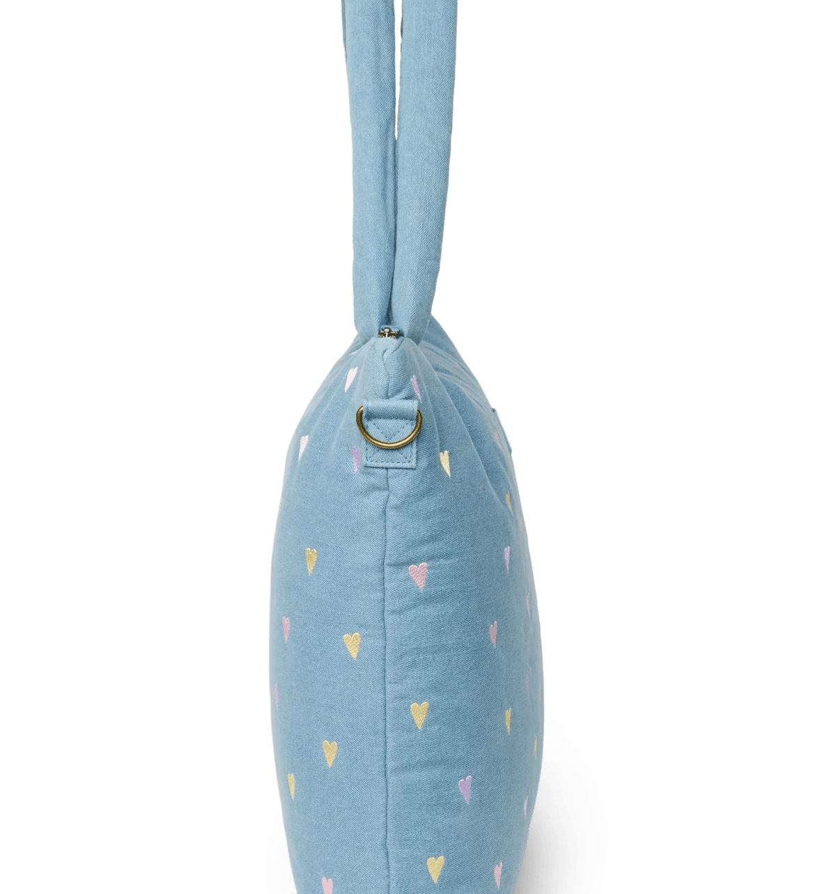 Přebalovací taška STUDIO NOOS Light Blue Hearts Denim | Lavly.cz