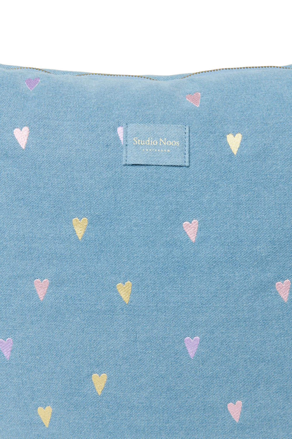 Přebalovací taška STUDIO NOOS Light Blue Hearts Denim | Lavly.cz