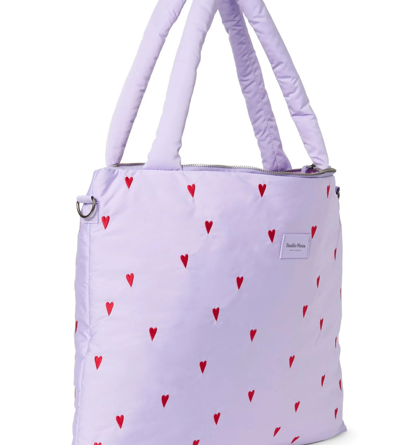 Přebalovací taška STUDIO NOOS Purple Hearts Puffy | Lavly.cz