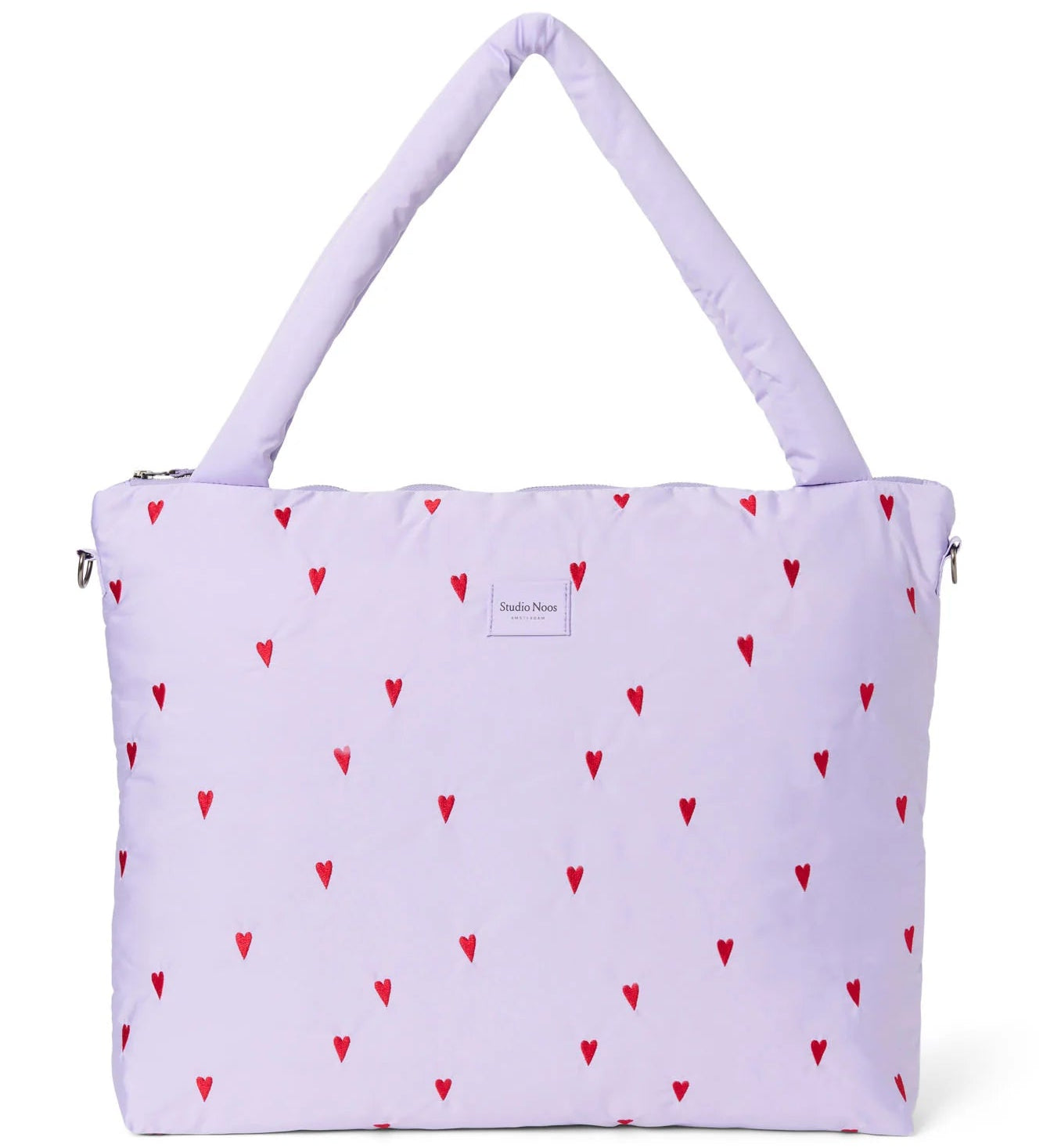 Přebalovací taška STUDIO NOOS Purple Hearts Puffy | Lavly.cz