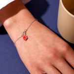 Přívěsek DESIGN LETTERS Darling Charm Rosette Stříbro | Lavly.cz