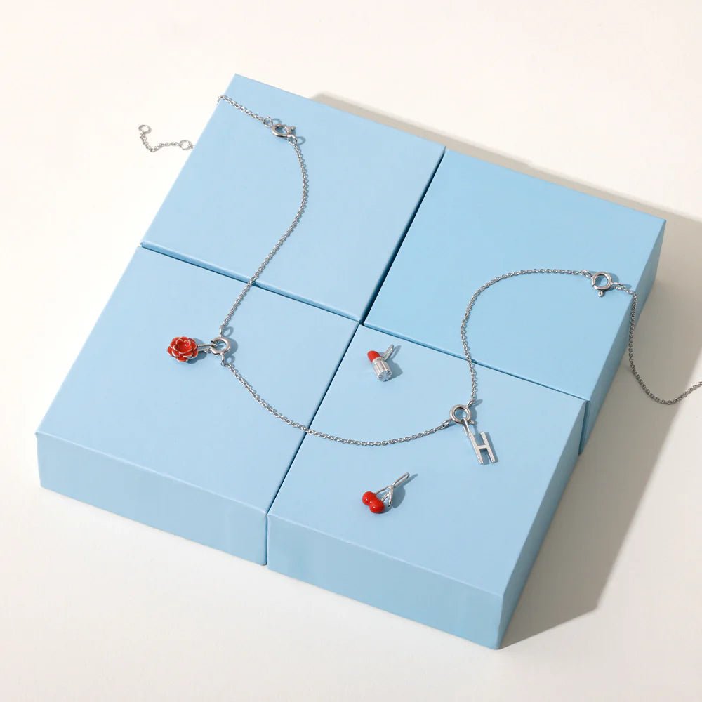 Přívěsek DESIGN LETTERS Darling Charm Rosette Stříbro | Lavly.cz