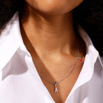 Přívěsek DESIGN LETTERS Darling Charm Rosette Stříbro | Lavly.cz