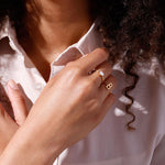 Prsten DESIGN LETTERS Little Big Love Perleť | Lavly.cz