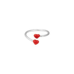 Prsten DESIGN LETTERS Little Big Love Stříbro | Stylové doplňky pro děti a ženy | Lavly.cz
