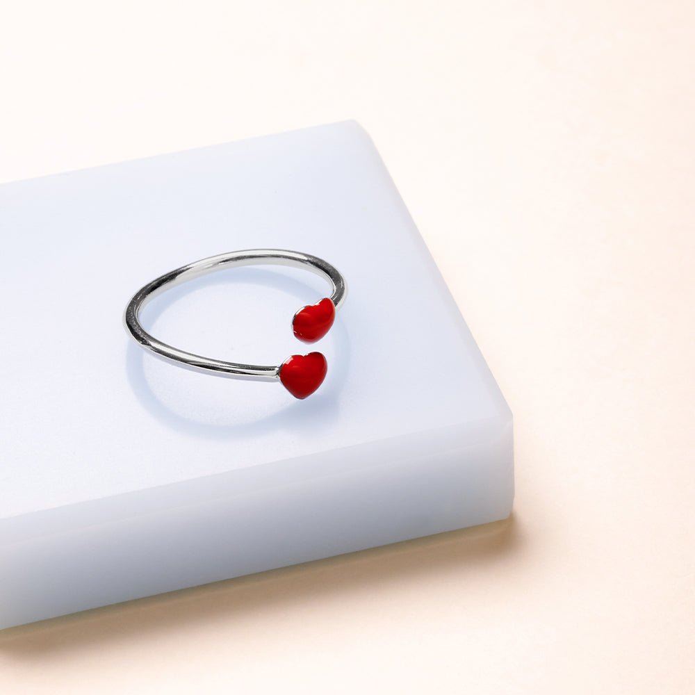 Prsten DESIGN LETTERS Little Big Love Stříbro | Stylové doplňky pro děti a ženy | Lavly.cz