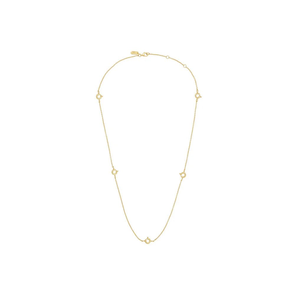 Řetízek DESIGN LETTERS Ruth s očky na přívěsky Zlato | Lavly.cz