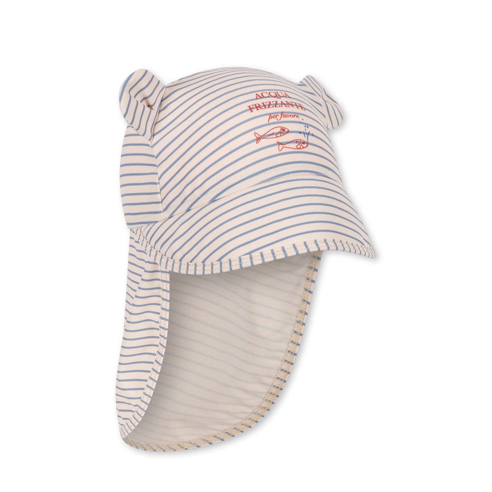 Rychleschnoucí klobouk SPF40 KONGES SLOJD Aster Stripe Bluie | Lavly.cz