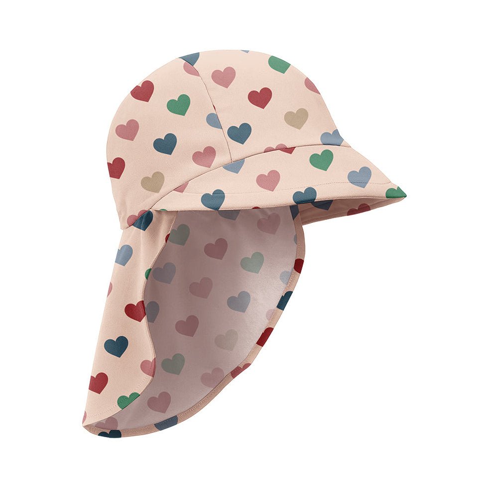 Rychleschnoucí klobouk SPF50 KONGES SLOJD Manuca Frill Coeur Coloré | Lavly.cz