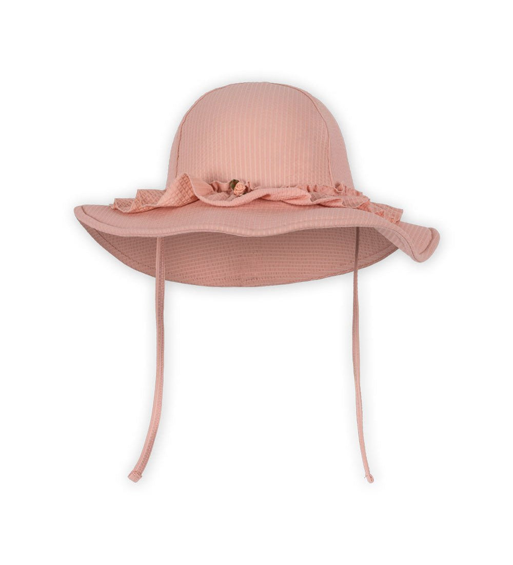 Rychleschnoucí letní klobouk KONGES SLOJD Fleuri Powder Pink | Stylové doplňky pro děti a ženy | Lavly.cz
