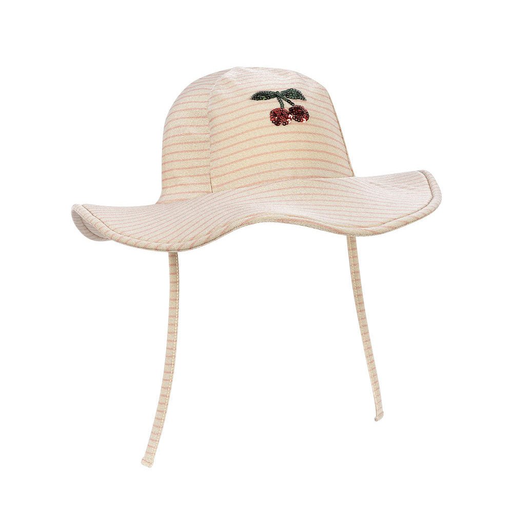 Rychleschnoucí letní klobouk KONGES SLOJD Jade Rose Stripe | Lavly.cz