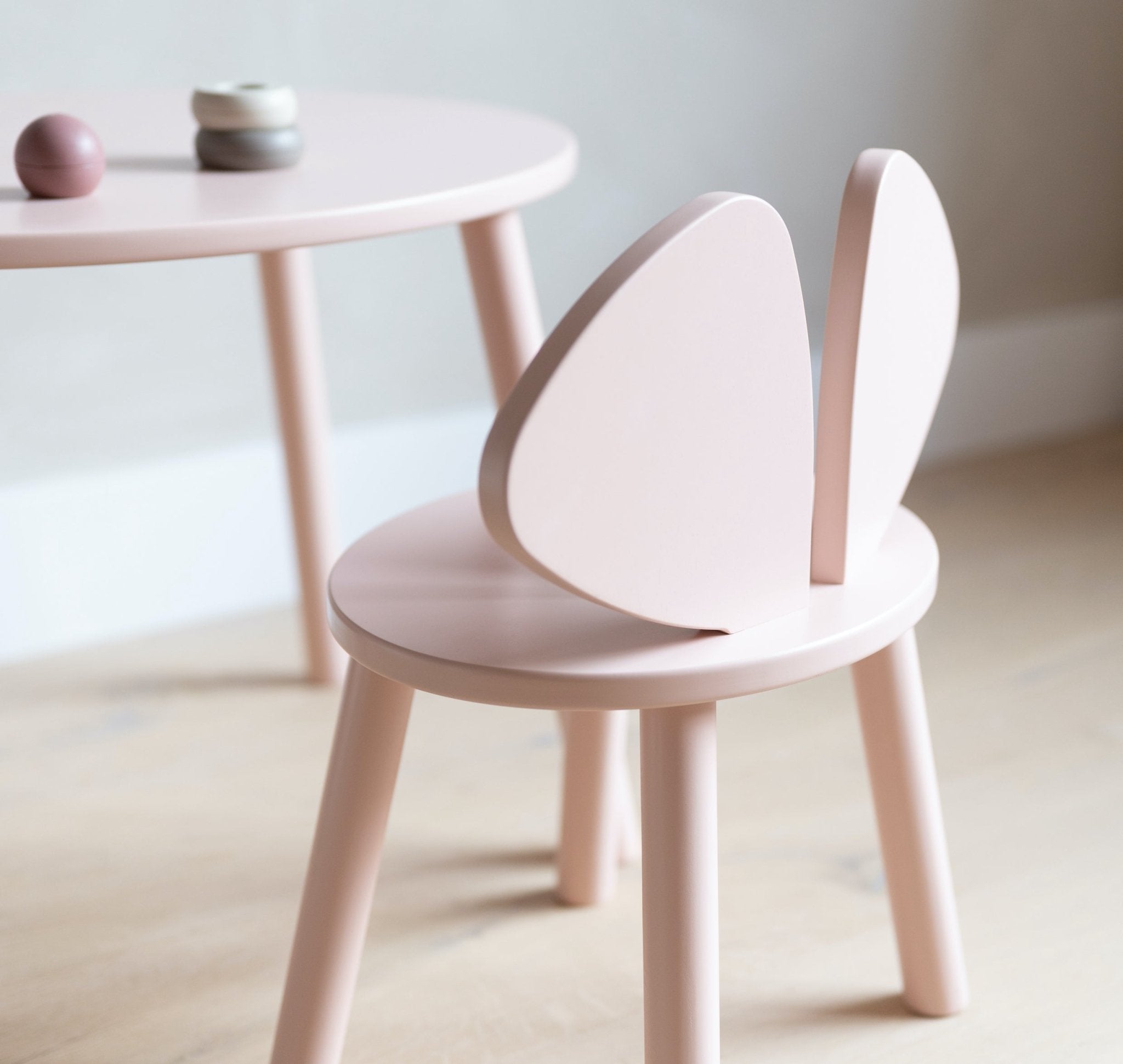 Sada židle a stolu Nofred Mouse Bříza Rosa | Stylové doplňky pro děti a ženy | Lavly.cz