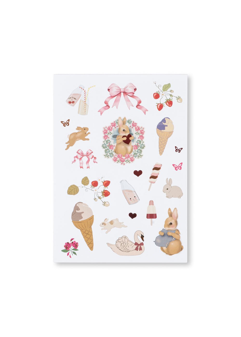Samolepky A Sticker Day KONGES SLOJD Pink | Stylové doplňky pro děti a ženy | Lavly.cz