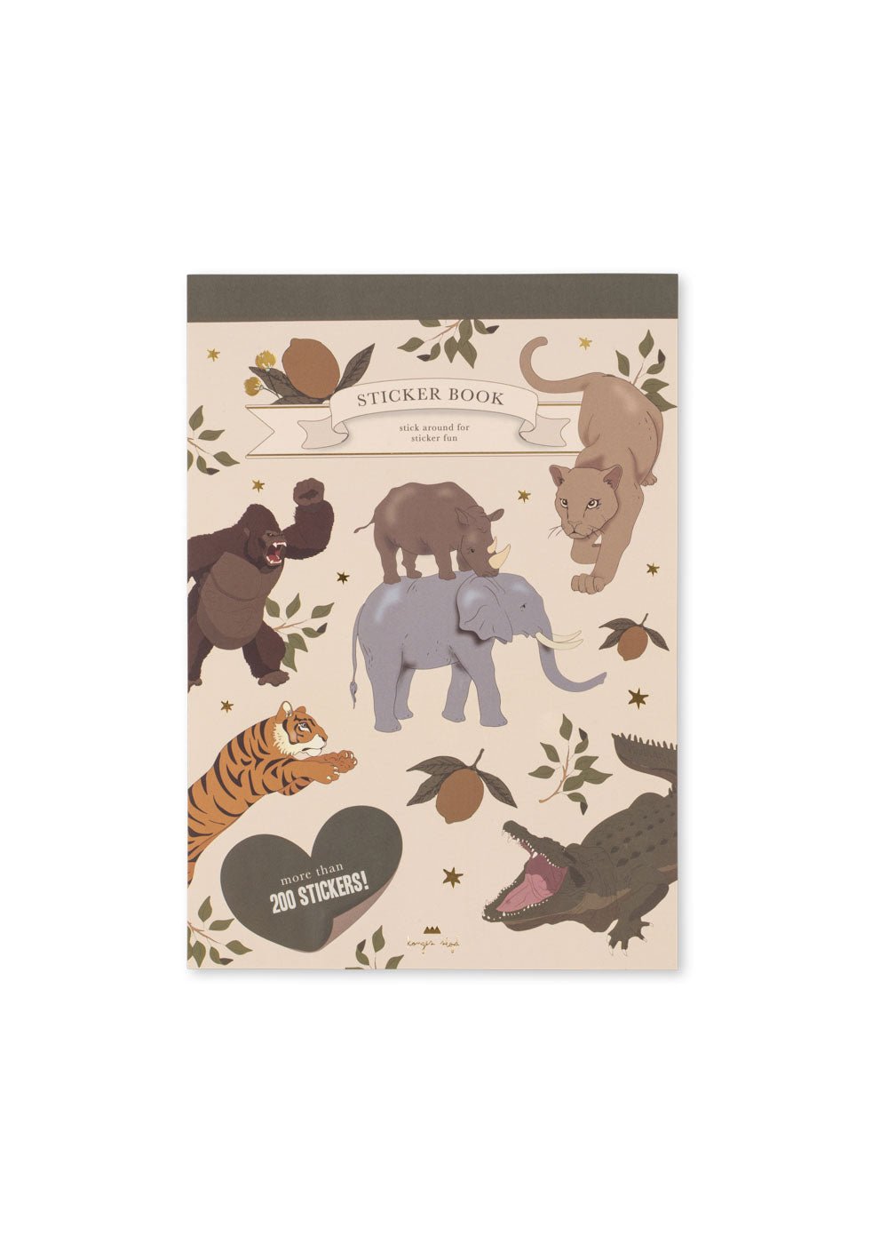 Samolepky A Sticker Day KONGES SLOJD Tiger | Stylové doplňky pro děti a ženy | Lavly.cz