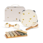 Set čtyř hudebních nástrojů KONGES SLOJD Lemon Glossy | Stylové doplňky pro děti a ženy | Lavly.cz