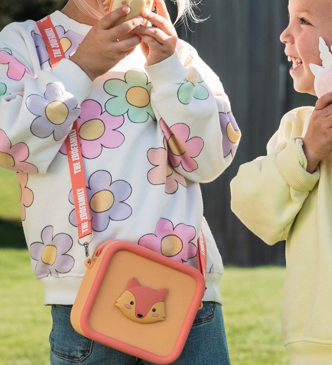 Silikonová kabelka na foťák / vysílačku ZOOFAMILY Fox | Stylové doplňky pro děti a ženy | Lavly.cz
