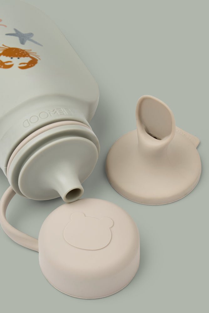 Silikonové kapsičky na přesnídávky LIEWOOD Lizzie 2 kusy Sea Creature / Sandy | Lavly.cz