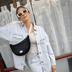 Síťovaná crossbody ledvinka WOUF Onyx | Lavly.cz