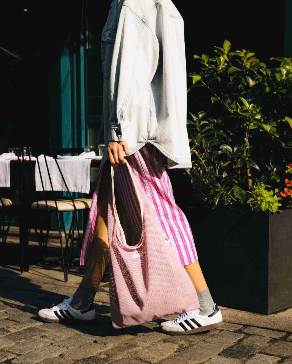 Síťovaná taška WOUF Blush | Lavly.cz