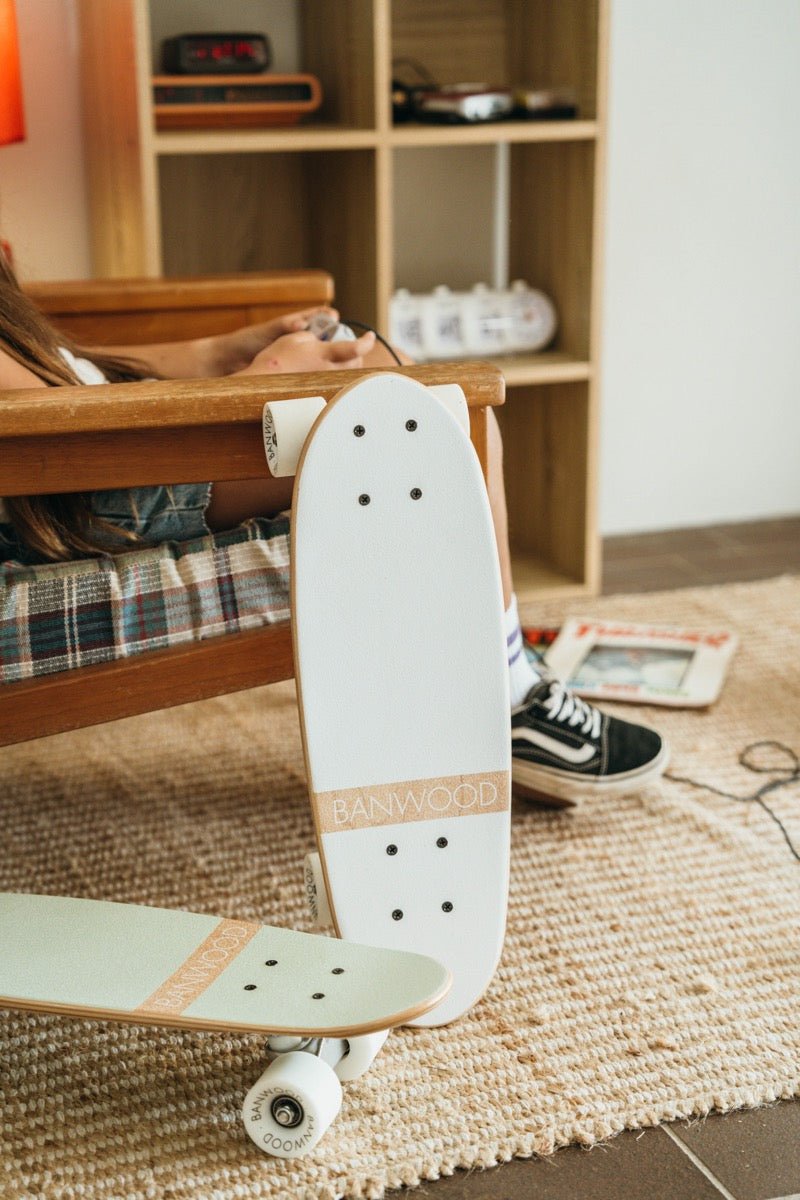 Skateboard BANWOOD White | Stylové doplňky pro děti a ženy | Lavly.cz