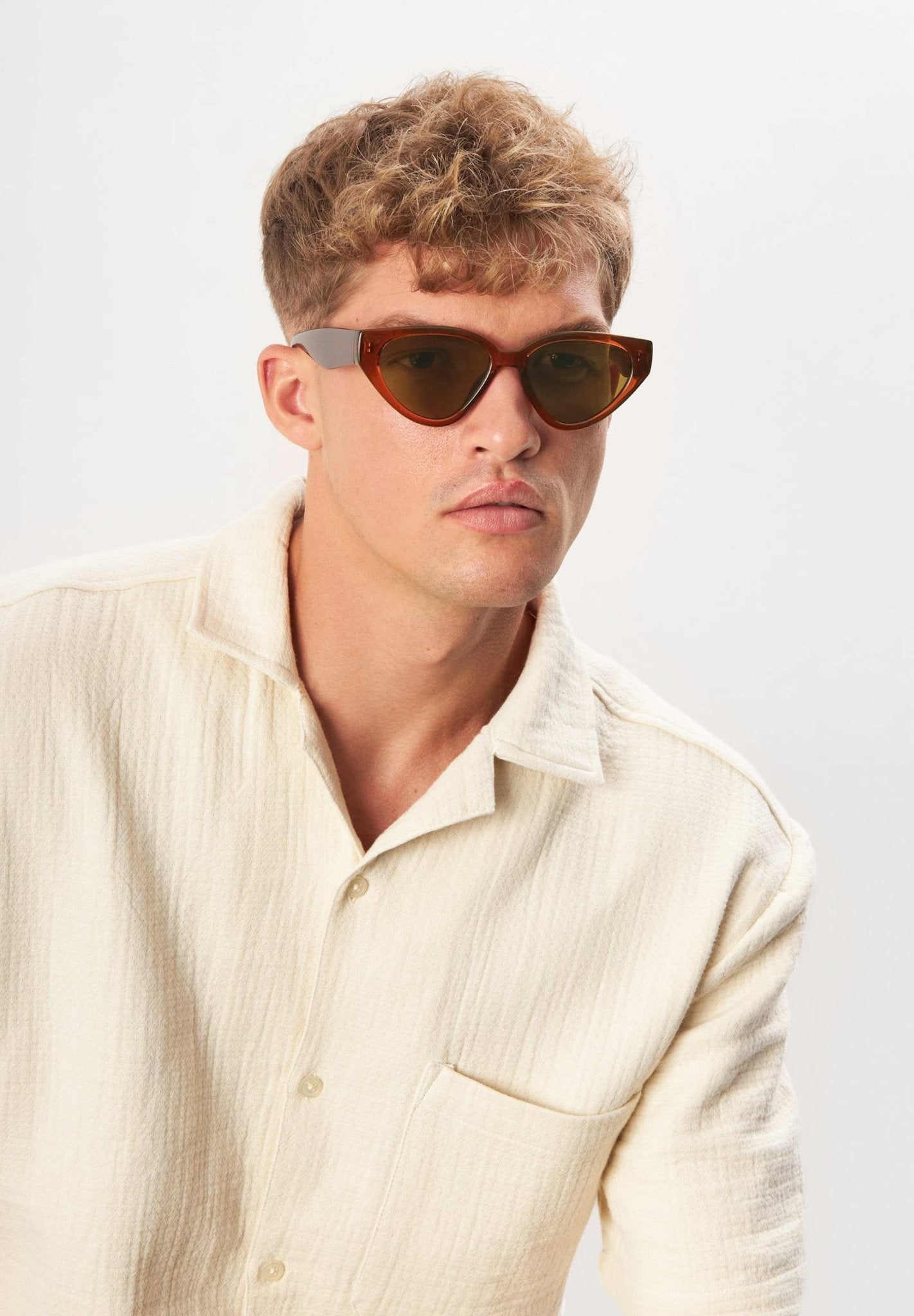 Sluneční brýle ECO SHADES Messina Transparent Brown | Lavly.cz