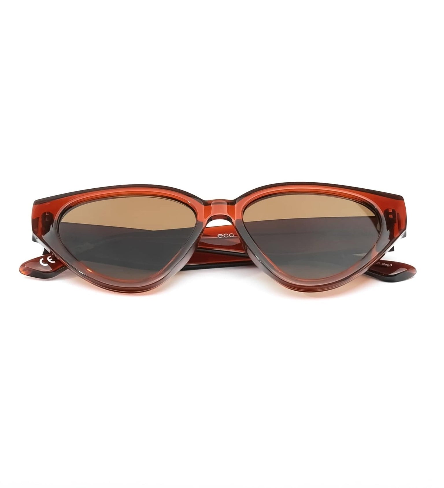 Sluneční brýle ECO SHADES Messina Transparent Brown | Lavly.cz