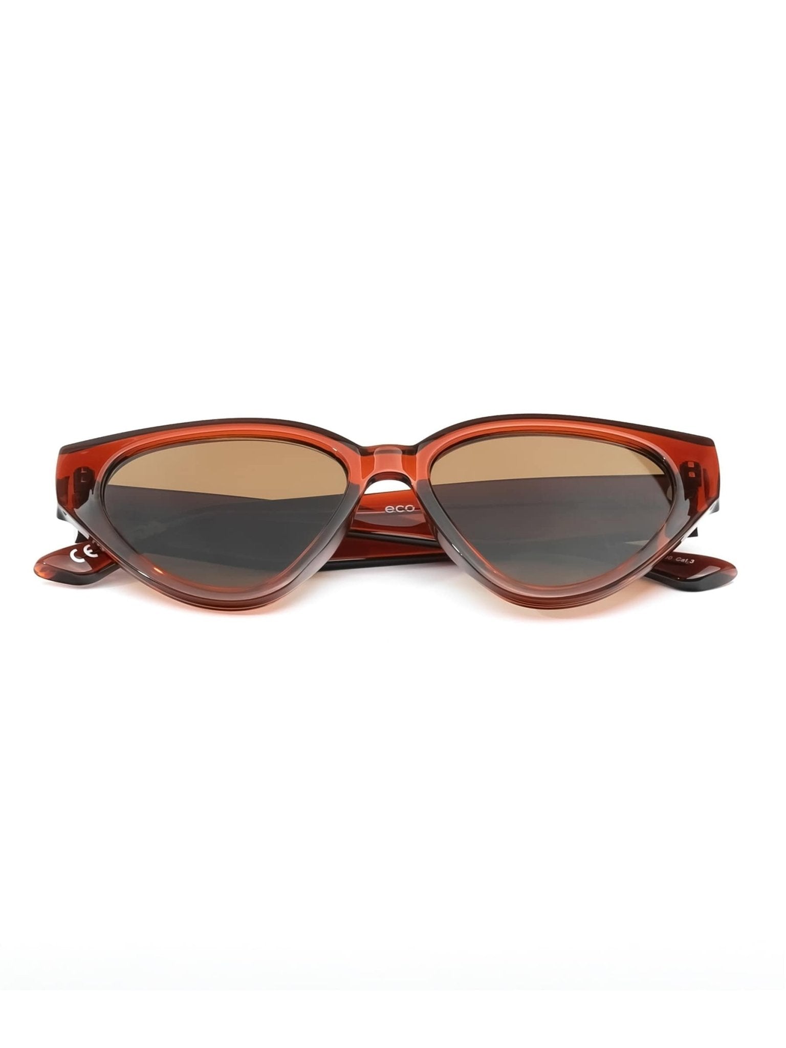 Sluneční brýle ECO SHADES Messina Transparent Brown | Lavly.cz