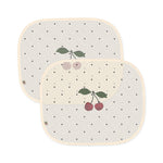 Sluneční clony do auta KONGES SLOJD Cherry Navy Dot 2 kusy | Lavly.cz