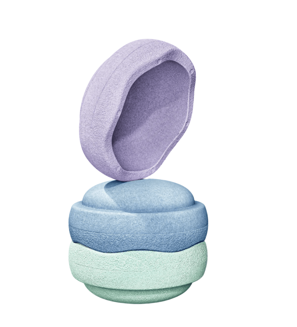 STAPELSTEIN® 3 ks Original Cool Pastel Balanční kameny | Stylové doplňky pro děti a ženy | Lavly.cz