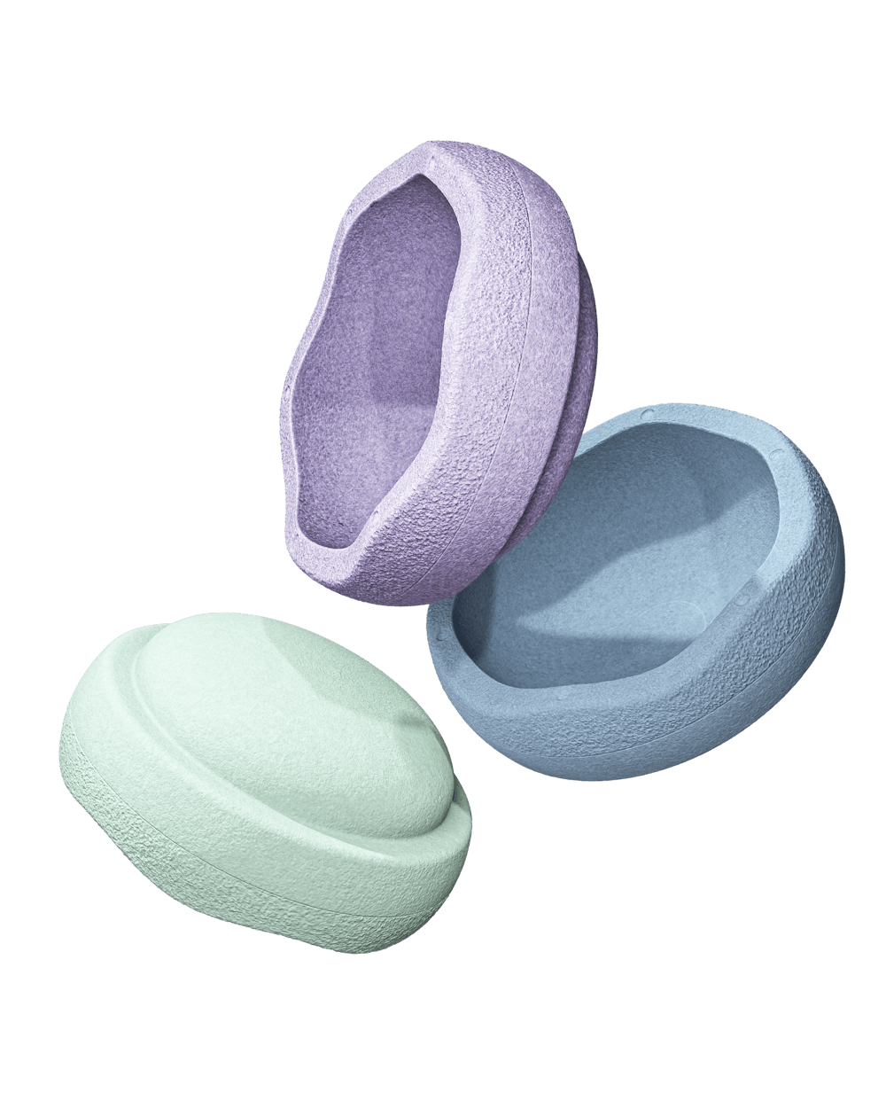 STAPELSTEIN® 3 ks Original Cool Pastel Balanční kameny | Stylové doplňky pro děti a ženy | Lavly.cz