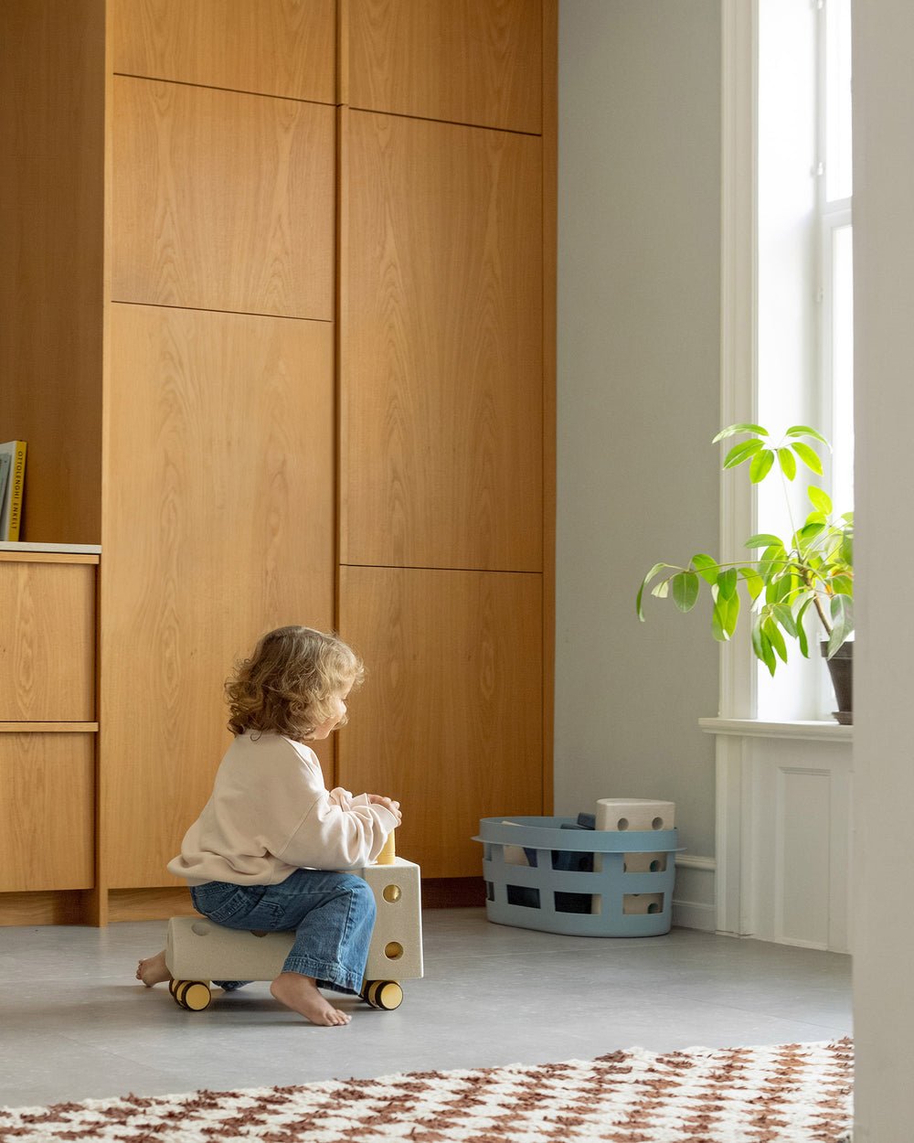 Stavebnice MODU Curiosity Kit Sand Grey / Honey Yellow | Stylové doplňky pro děti a ženy | Lavly.cz