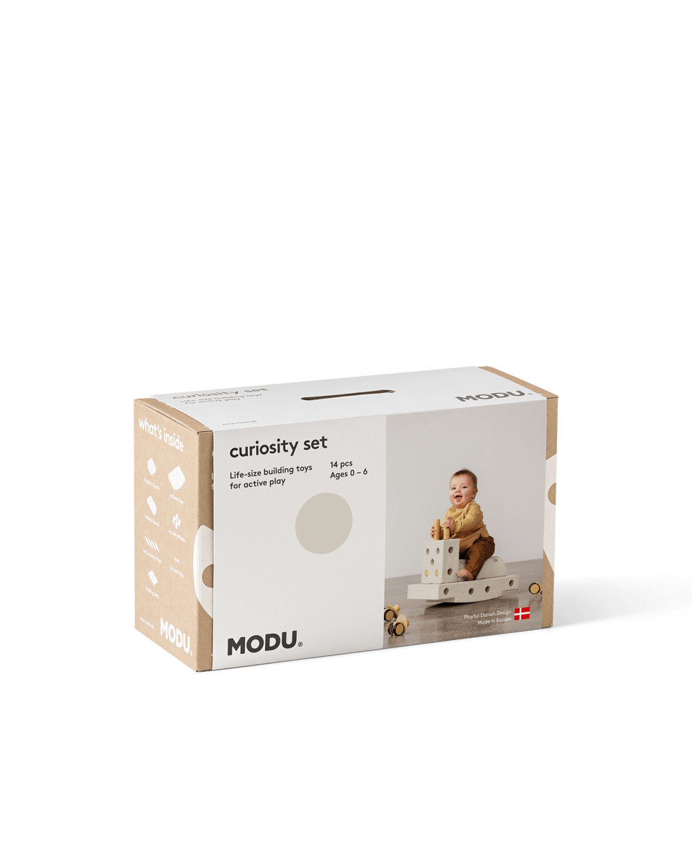 Stavebnice MODU Curiosity Kit Sand Grey / Honey Yellow | Stylové doplňky pro děti a ženy | Lavly.cz