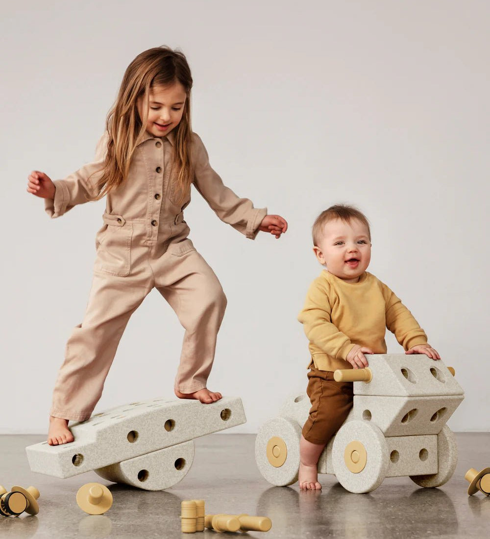 Stavebnice MODU Dreamer Kit Sand Grey / Honey Yellow | Stylové doplňky pro děti a ženy | Lavly.cz