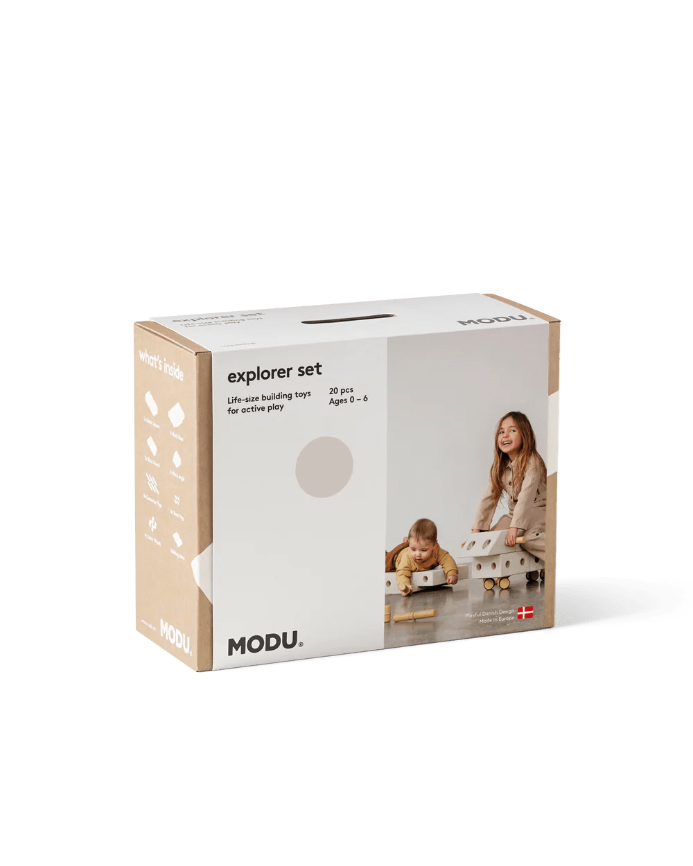 Stavebnice MODU Explorer Kit Sand Grey / Honey Yellow | Lavly.cz