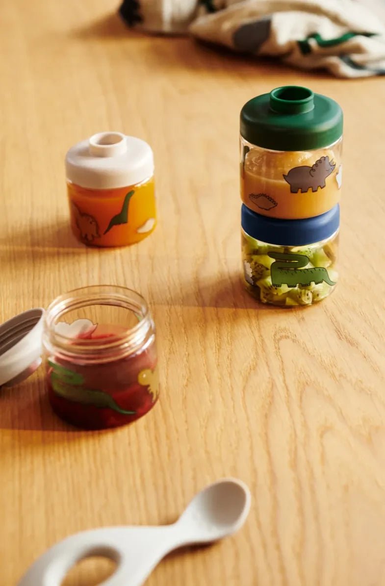 Svačinové boxíky LIEWOOD Dominique 4 kusy Universe / Classic Navy | Lavly.cz