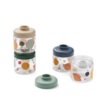 Svačinové boxíky LIEWOOD Dominique 4 kusy Universe / Classic Navy | Lavly.cz