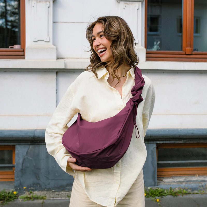 Taška GOT BAG Moon Ruffle Burgundy | Lavly.cz