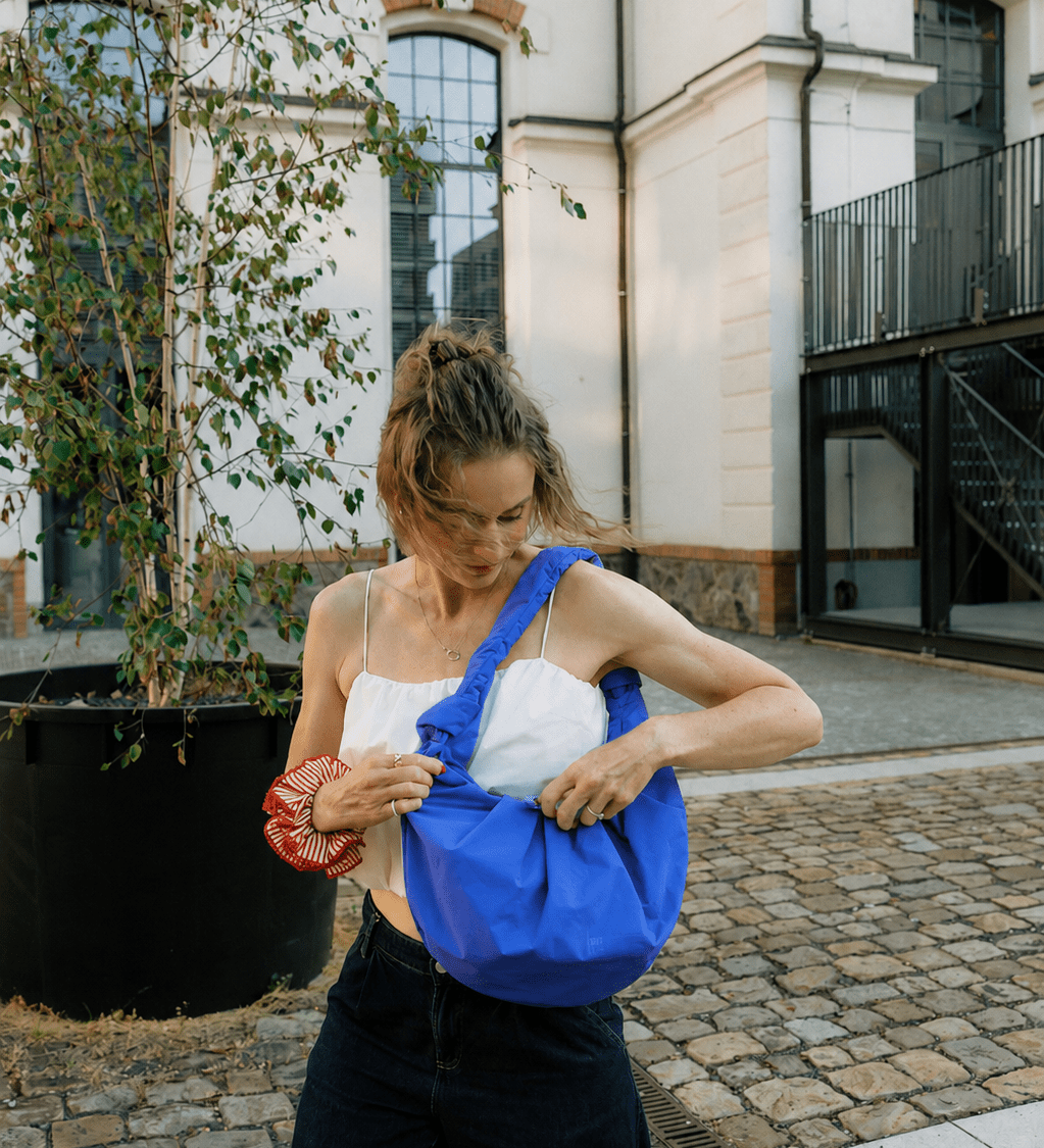 Taška GOT BAG Pleat Moon Large Cobalt | Lavly.cz