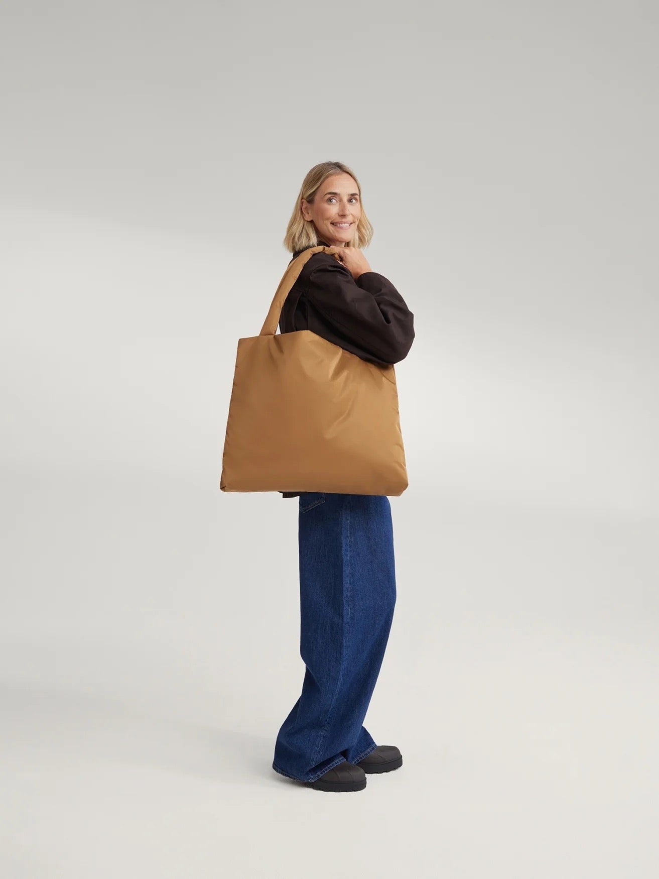 Taška Mom Bag STUDIO NOOS Brown Technical Puffy | Lavly.cz
