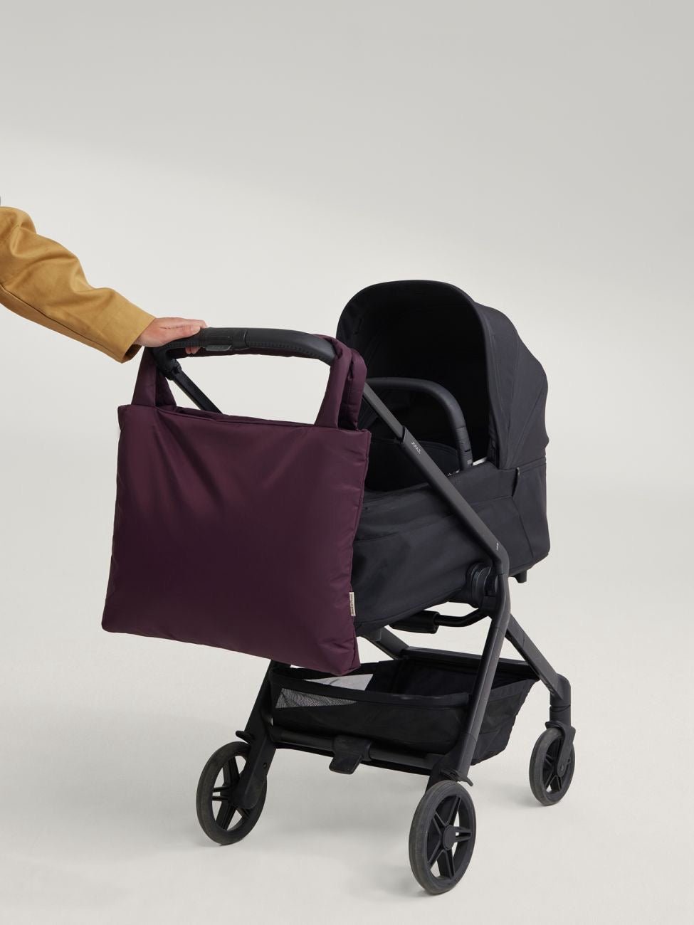 Taška Mom Bag STUDIO NOOS Burgundy Technical Puffy | Lavly.cz