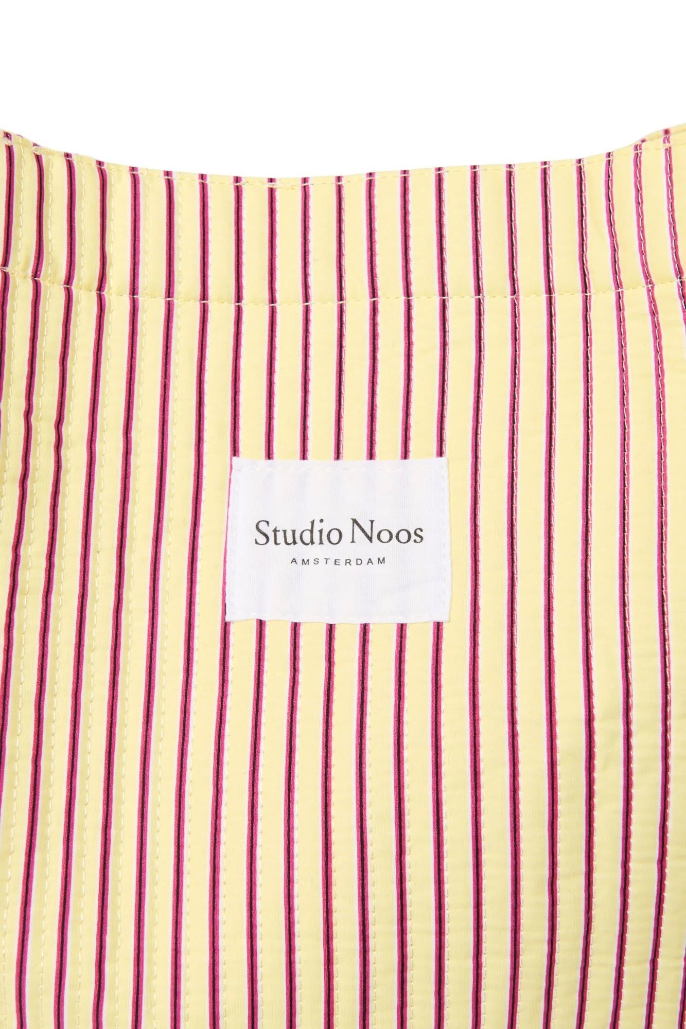 Taška Mom Bag STUDIO NOOS Butter Yellow Poplin Striped | Lavly.cz