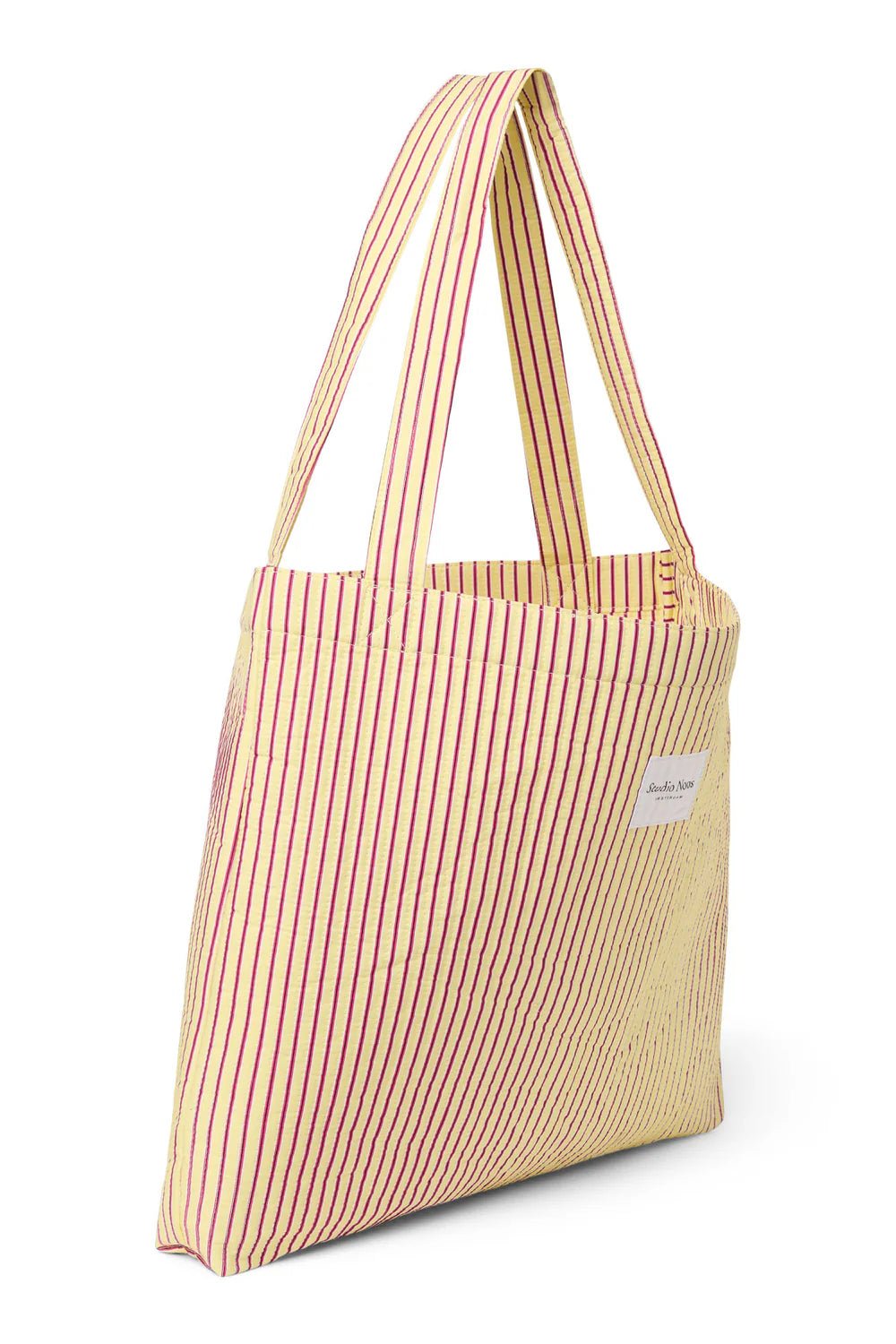 Taška Mom Bag STUDIO NOOS Butter Yellow Poplin Striped | Lavly.cz