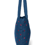 Taška Mom Bag STUDIO NOOS Dark Blue Red Hearts Denim | Lavly.cz