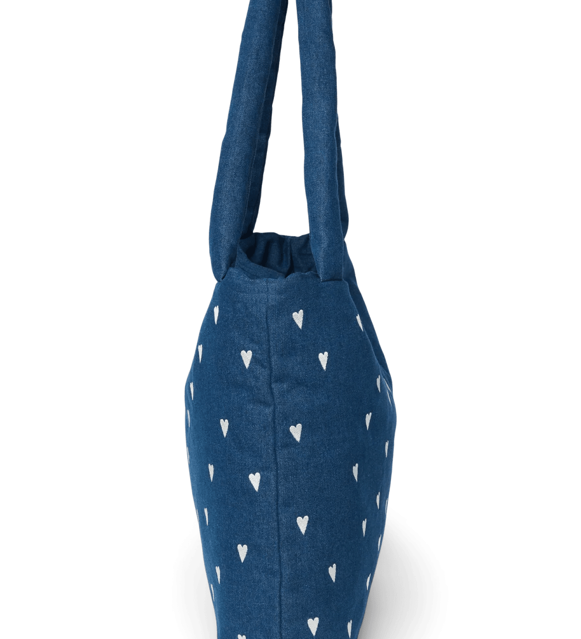 Taška Mom Bag STUDIO NOOS Dark Blue White Hearts Denim | Lavly.cz