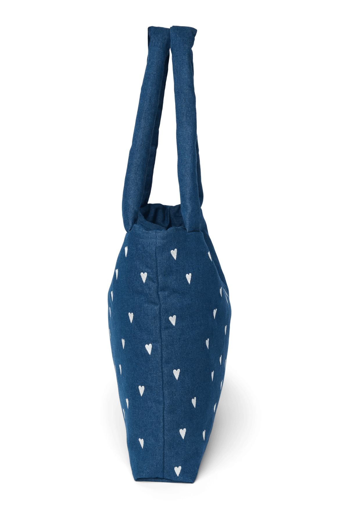 Taška Mom Bag STUDIO NOOS Dark Blue White Hearts Denim | Lavly.cz