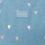 Taška Mom Bag STUDIO NOOS Light Blue Hearts Denim | Lavly.cz