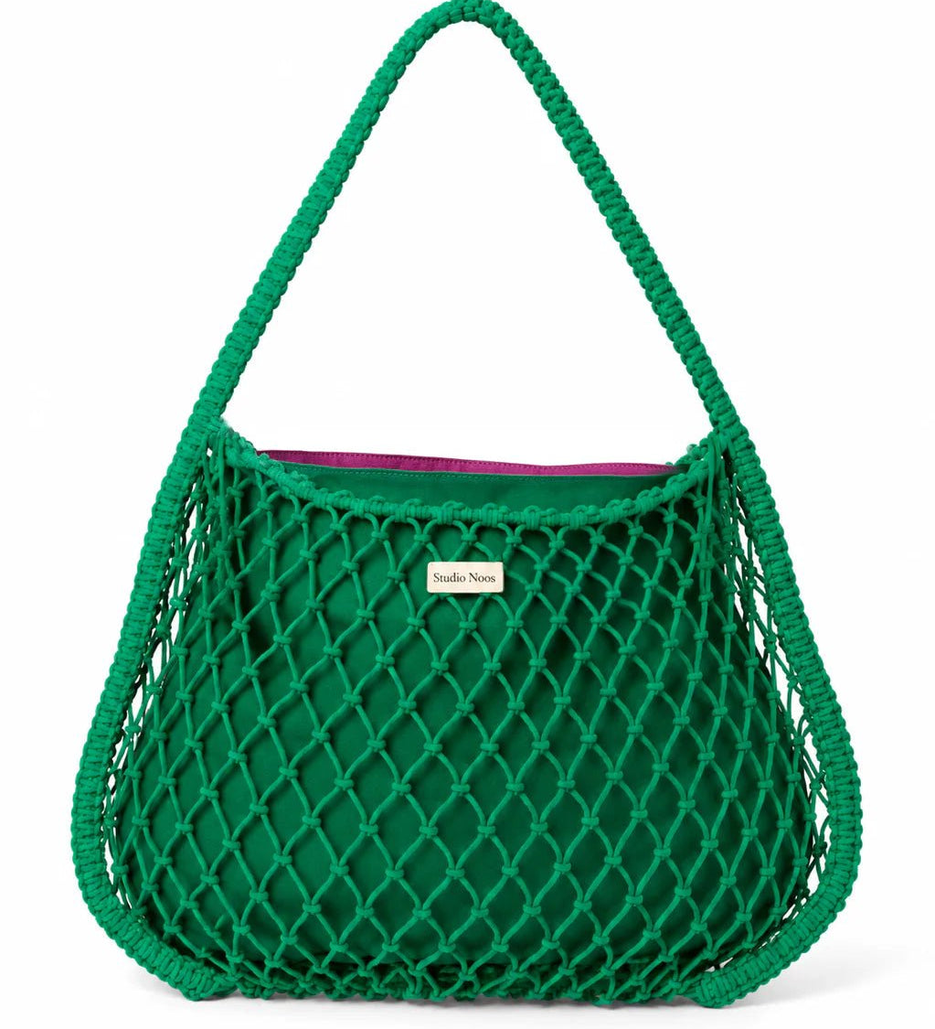 Taška Mom Bag STUDIO NOOS Macrame Green Purple - Green | Lavly.cz