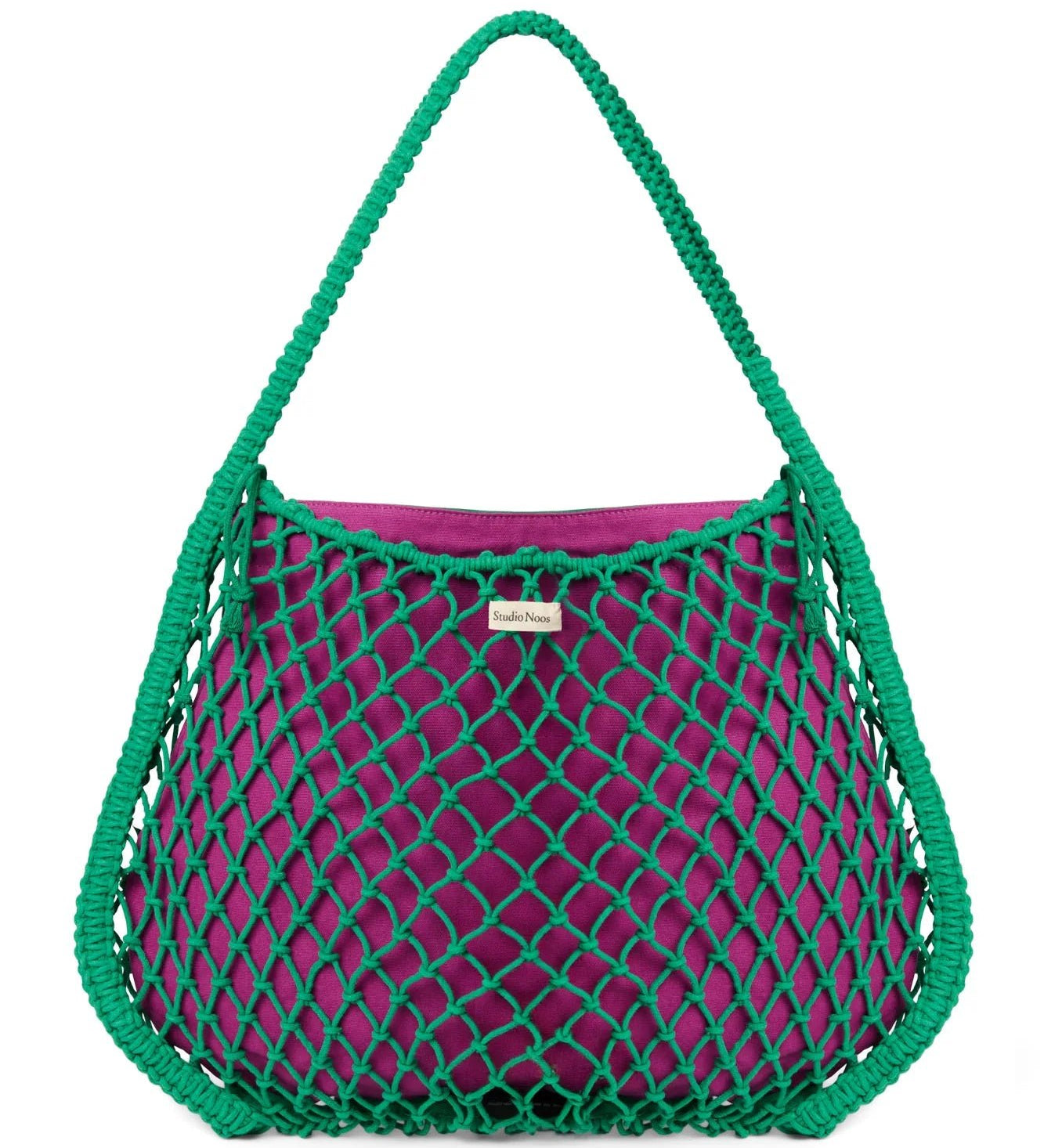 Taška Mom Bag STUDIO NOOS Macrame Green Purple - Green | Lavly.cz