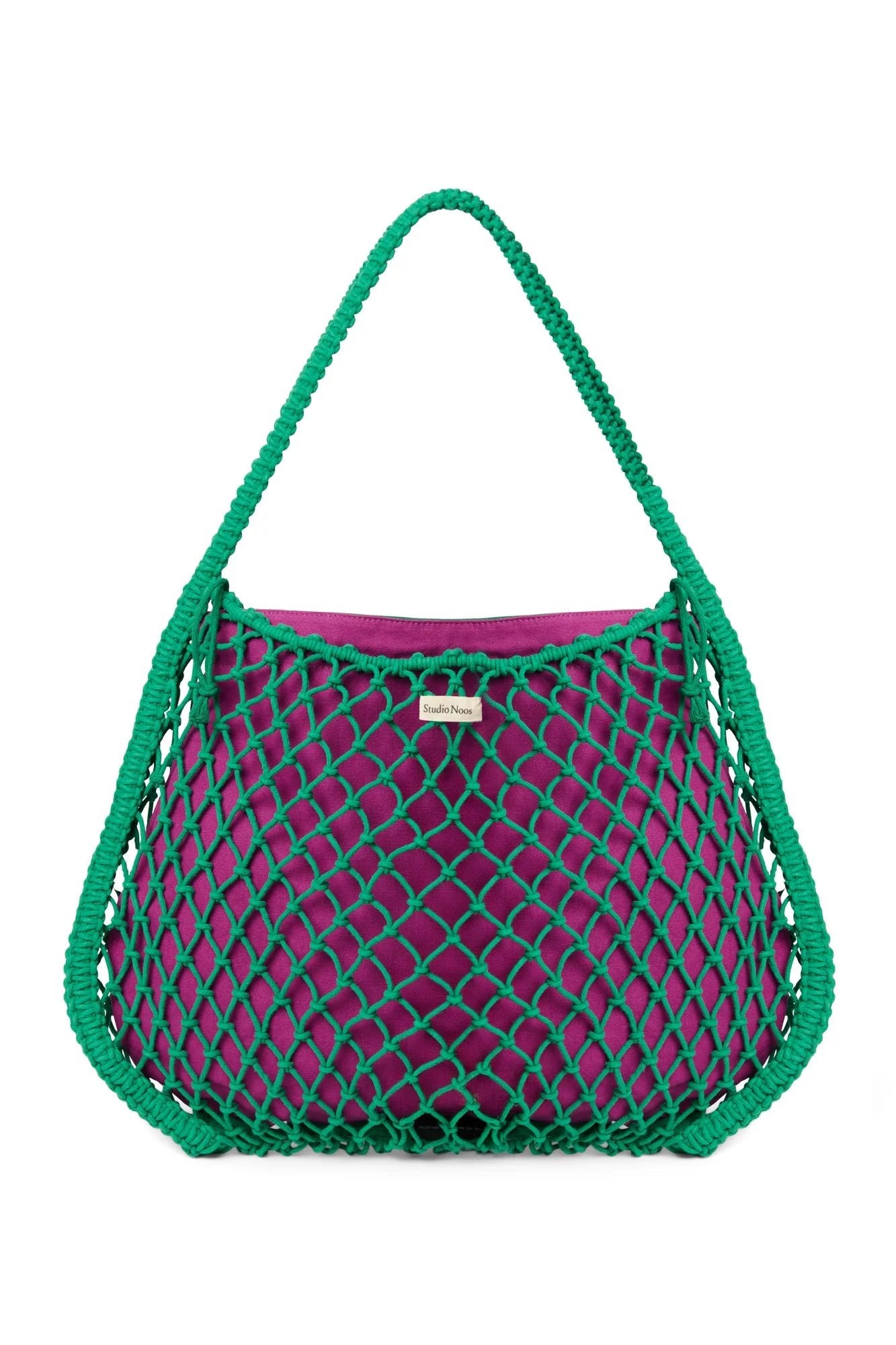 Taška Mom Bag STUDIO NOOS Macrame Green Purple - Green | Lavly.cz